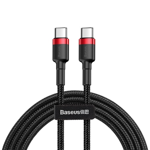 Cáp sạc nhanh Type-C PD2.0 60W cho MacBook, iPad Pro, Samsung, HTC, Xiaomi Baseus Cafule dài 1m - Hàng chính hãng