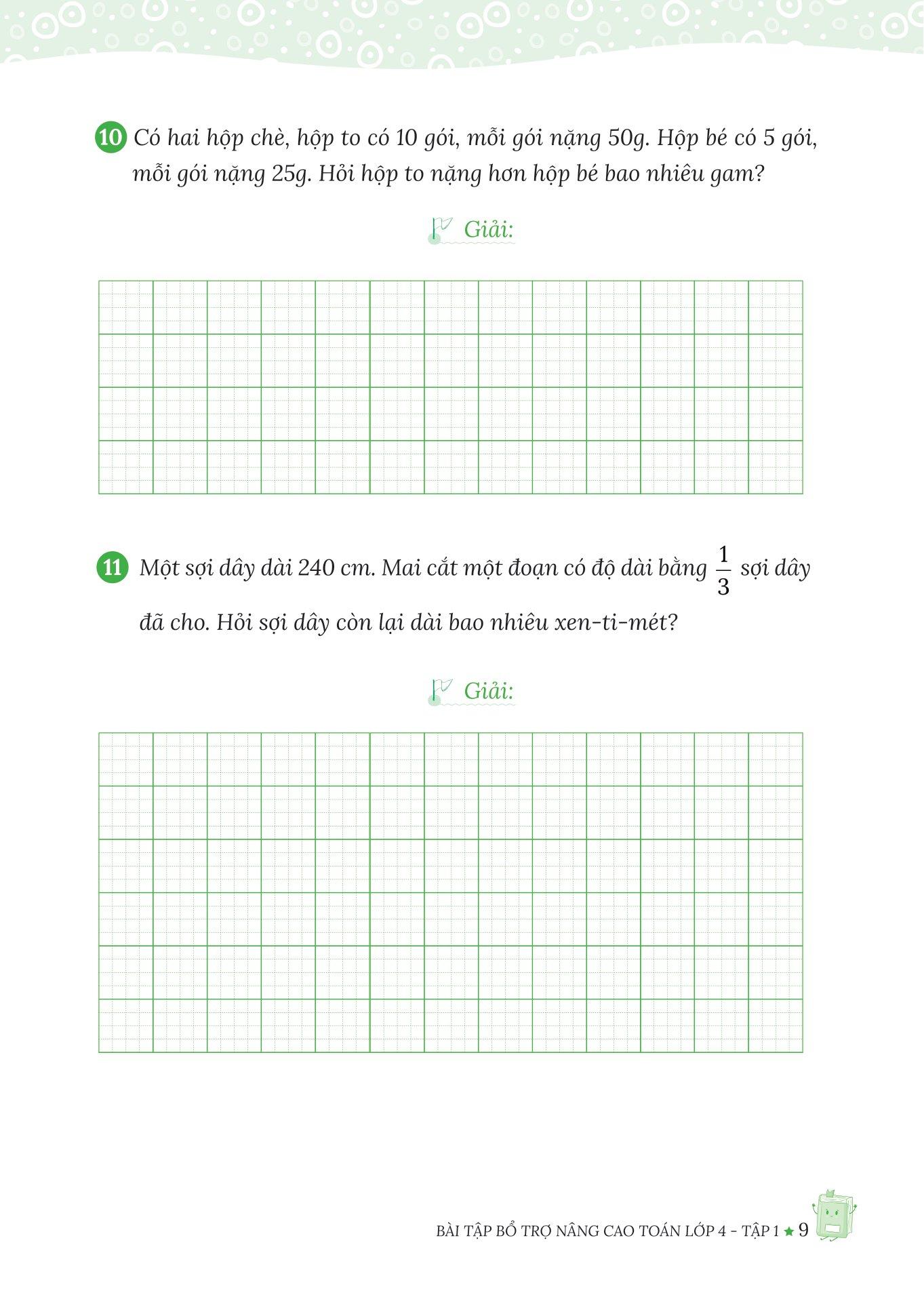Bài Tập Bổ Trợ Nâng Cao Toán Lớp 4 - Tập 1 (Theo Chương Trình Của Bộ Sách Kết Nối Tri Thức Với Cuộc Sống)