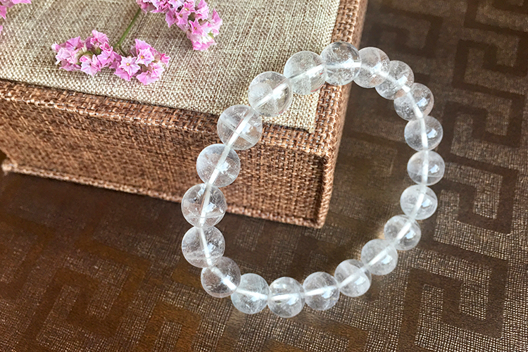 Vòng Tay Đá Thạch Anh Trắng