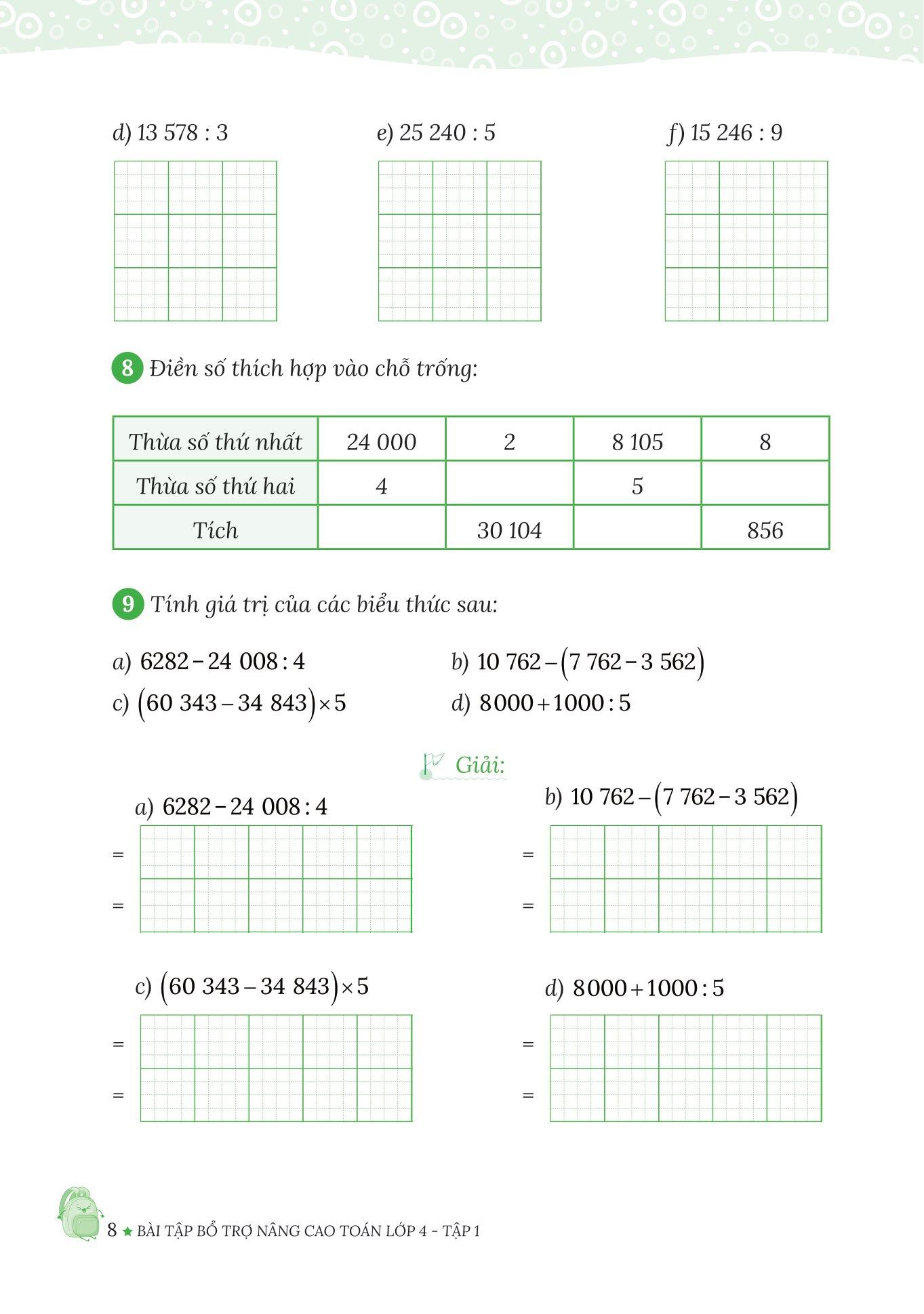 Bài Tập Bổ Trợ Nâng Cao Toán Lớp 4 - Tập 1 (Theo Chương Trình Của Bộ Sách Kết Nối Tri Thức Với Cuộc Sống)