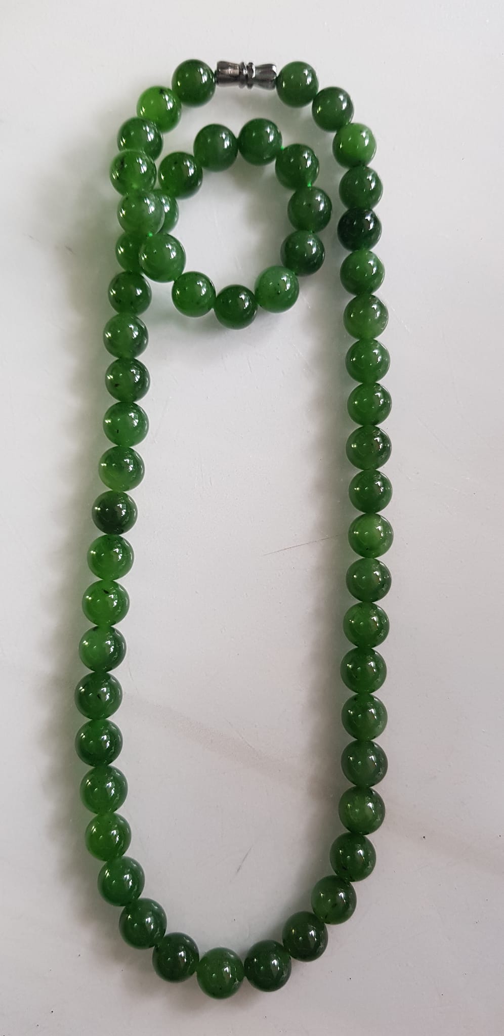 Vòng chuỗi đeo cổ Nữ mới đẹp Đá ngọc jade hay ngọc phật xanh tự nhiên Size 8mm màu xanh ngọc bích bóng sang đẹp hợp mệnh thủy mộc hỏa Quà tặng ý nghĩa cho Mẹ, mình và người thân ý nghĩa ạ