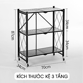 Kệ sắt đa năng linh hoạt,dễ dàng di chuyển.