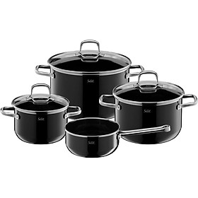BỘ 4 NỒI SILIT ELEGANCE LINE MÀU ĐEN hàng chính hãng