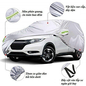 Bạt trùm xe ô tô TOYOTA VELOZ CROSS vải dù oxford cao cấp , áo bạt phủ trùm 