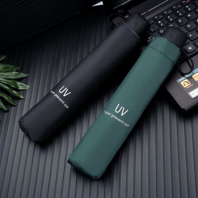 Dù Che Mưa Nắng,Ô Chống Tia UV, Ô Dù 8 Nan Cầm Tay Gấp Gọn Tiện Lợi Amalife