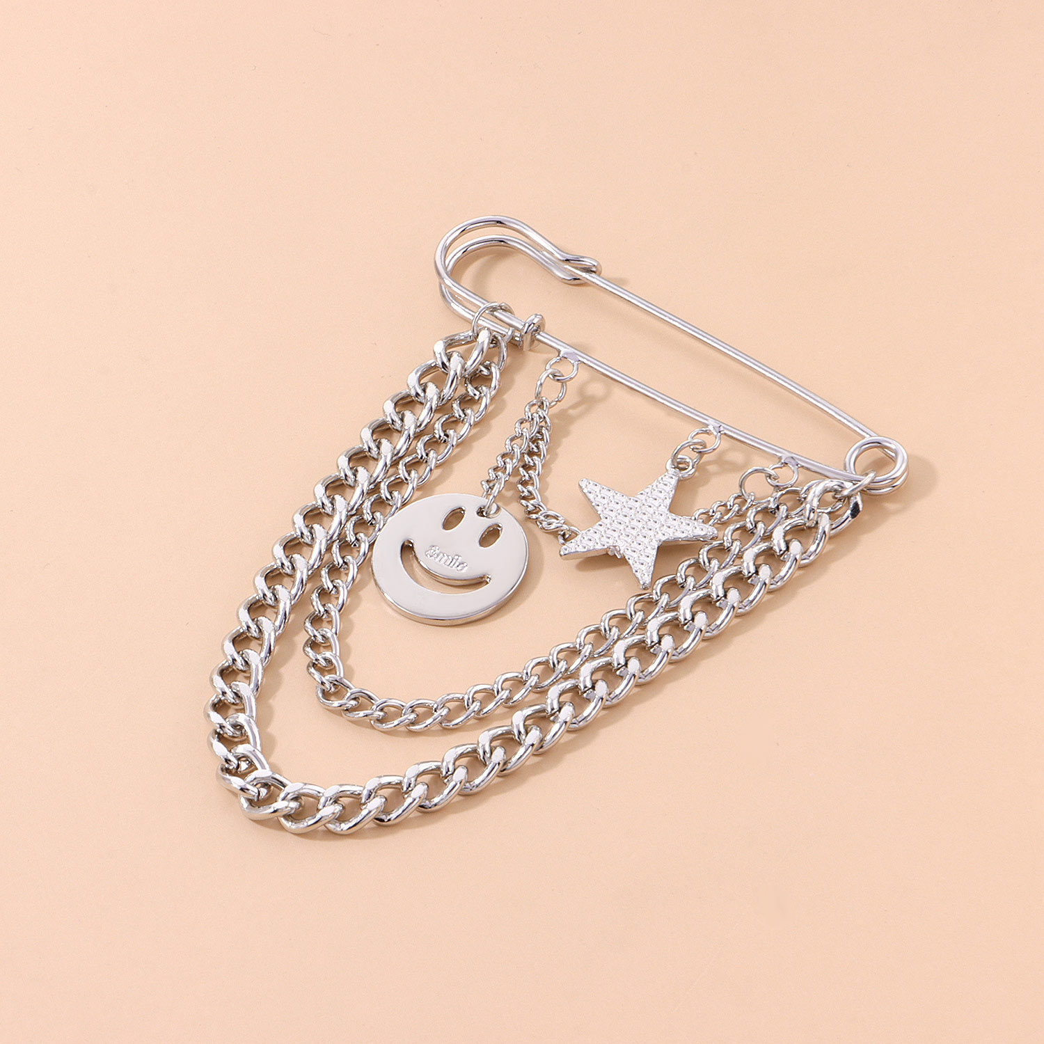 Cài áo icon smile star ghim cài quần áo cài mũ cài giày ghim trang trí phụ kiện balo túi xách đa năng