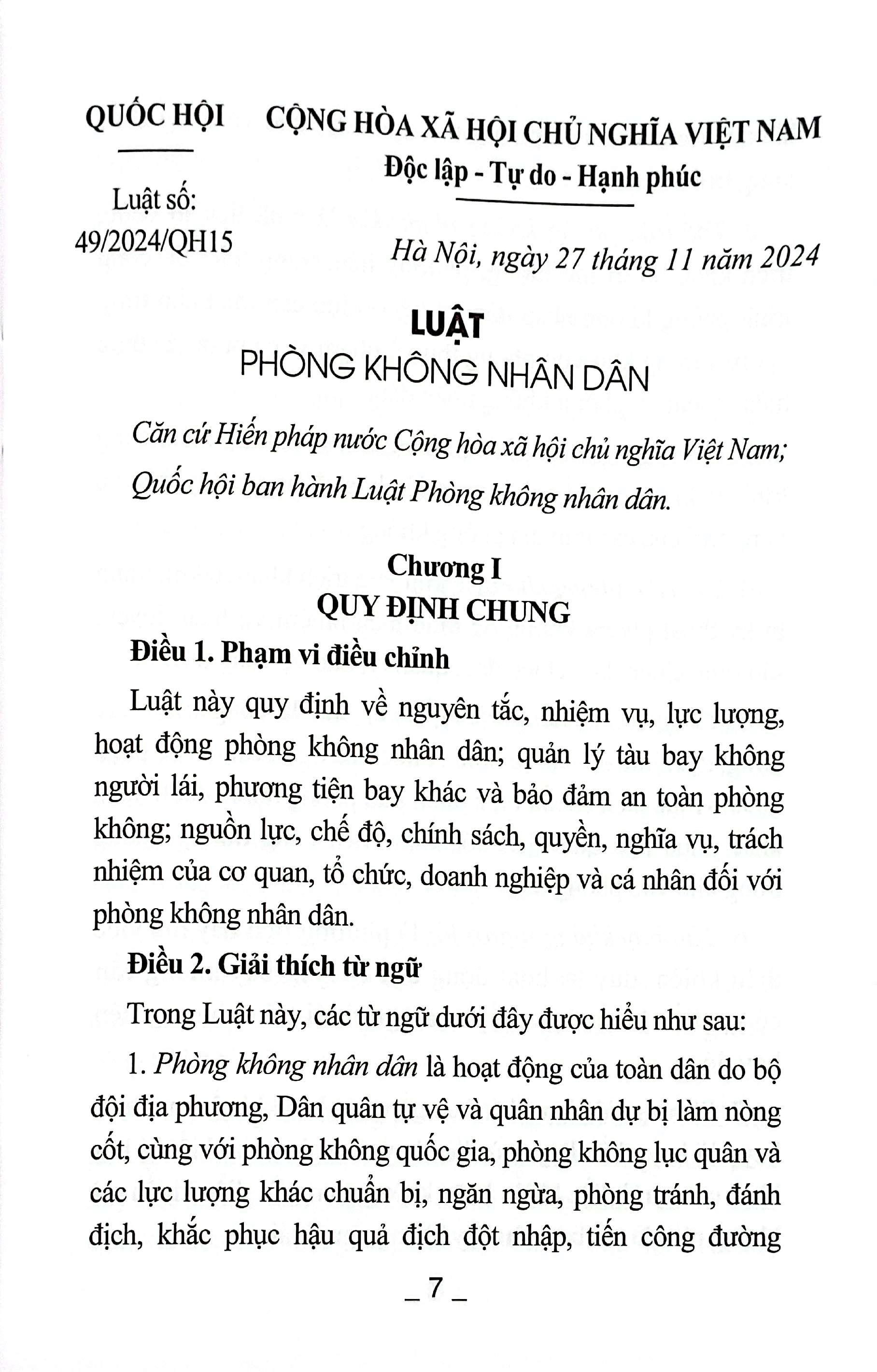 Sách - Luật Phòng Không Nhân Dân