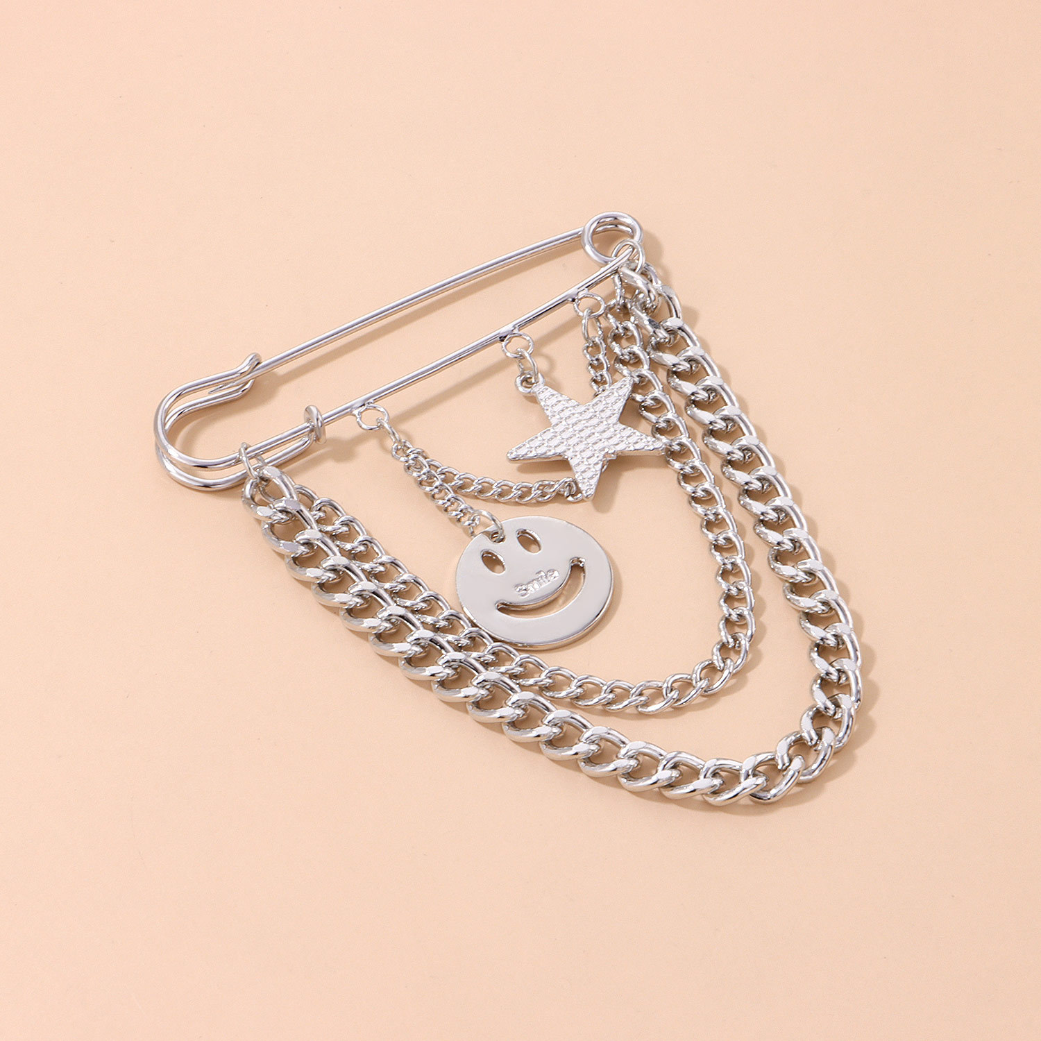 Cài áo icon smile star ghim cài quần áo cài mũ cài giày ghim trang trí phụ kiện balo túi xách đa năng