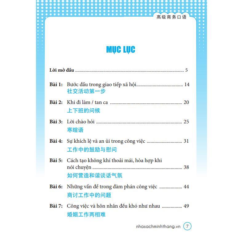 Sách - Tiếng Trung Thương Mại Dành Cho Nhân Viên Công Ty - Minh Thắng