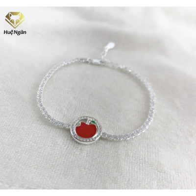 Lắc tay bạc 925 Huệ Ngân - Apple X15