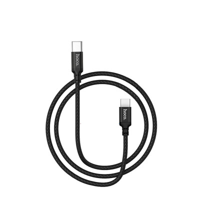 Cáp sạc nhanh PD60W Hoco X14 Type-C to Type-C dây dù siêu bền truyền dữ liệu dài 1M cho Android - Hàng chính hãng