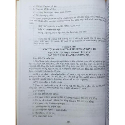 Chỉ dẫn áp dụng bộ luật hình sự