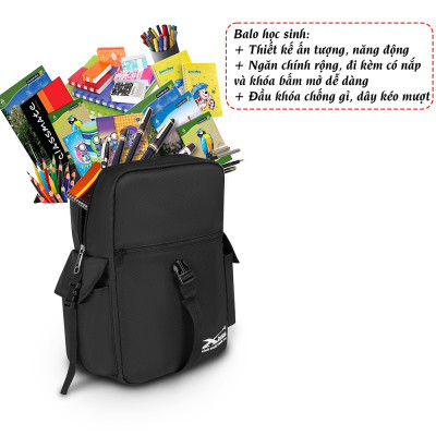 Balo thời trang đựng laptop, balo teen Xbags Modern