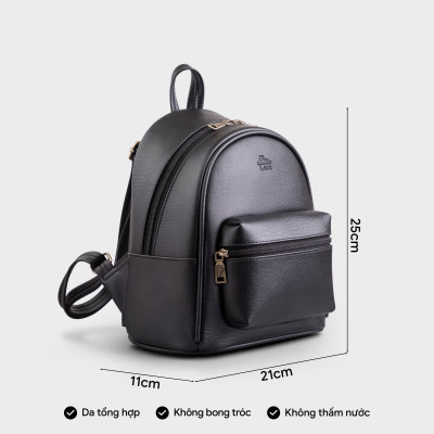 Balo Lata ( Thời trang nữ cá tính cỡ trung - Balo da BAL75 )