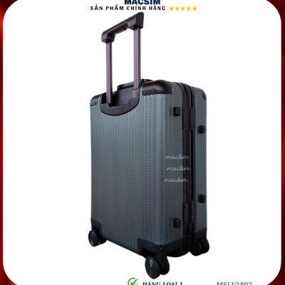 Vali hợp kim nhôm cao cấp Macsim MSLV1802 cỡ 20 inches màu xám/ ghi hàng loại 1