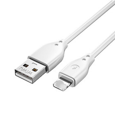 Cáp sạc Wiwu Pioneer Wi-C001 cho điện thoại thông minh USB to Ip hỗ trợ sạc nhanh, bảo vệ an toàn sạc - Hàng chính hãng