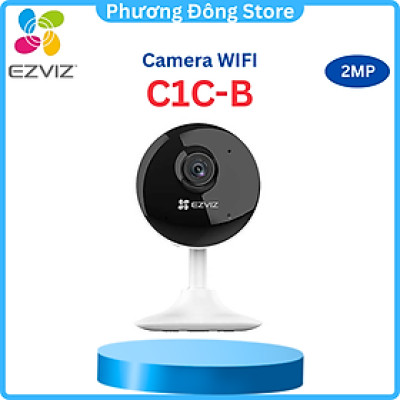 CAMERA WIFI EZVIZ C1C-B 1080P NHỎ GỌN, siêu nét, Đàm thoại 2 chiều - Hàng chính hãng