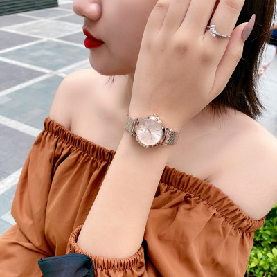 Đồng Hồ Nữ Julius Hàn Quốc JA732C Dây Thép Mesh Thời Thượng