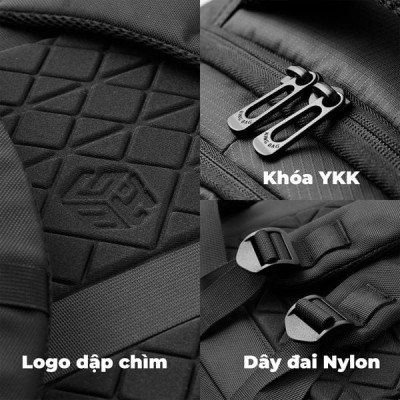 Balo Laptop 15.6 inch KINGBAG POLEMOS - Hàng Chính Hãng