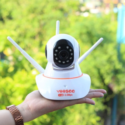 Camera wifi yoosee 3.0  2K siêu nét - camera ip yoosee 3 râu 3mp trong nhà - hàng nhập khẩu