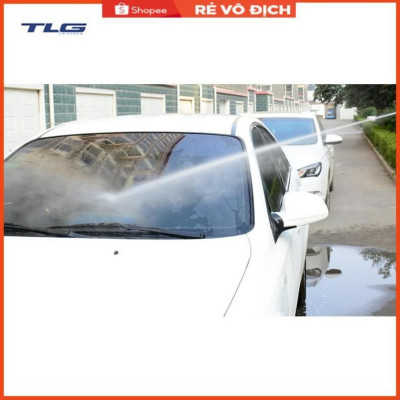 Bộ dây vòi xịt rửa xe, tưới cây, dọn dẹp nhà cửa 7-10m (cút đồng nối nhựa xanh) 206843