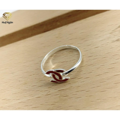 Nhẫn bạc Ý 925 Huệ Ngân -Chenel TJ039