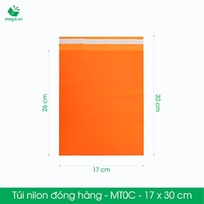 MT0 - 17x30 cm - Túi nilon TIẾT KIỆM gói hàng - 300 túi niêm phong đóng hàng
