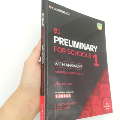 B1 Preliminary For Schools 1 For The Revised 2020 Exam Student
