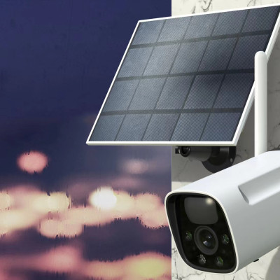 Camera WiFi Năng Lượng Mặt Trời NetCAM SL90, Góc Quan Sát 89º, Độ phân giải 3.0MP - Hàng Chính Hãng