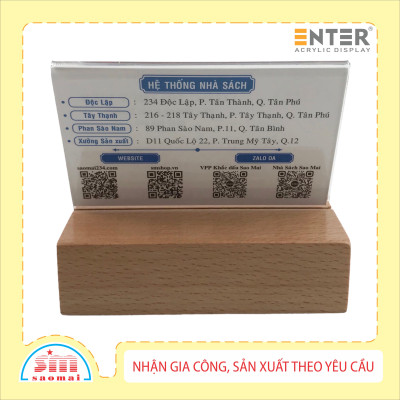 Đế gỗ Enter FG-09 30x30x25mm