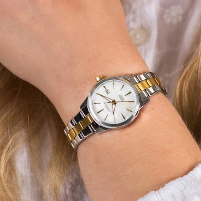 Đồng Hồ Nữ Citizen Dây Thép Không Gỉ EU6074-51D - Mặt Xà Cừ 