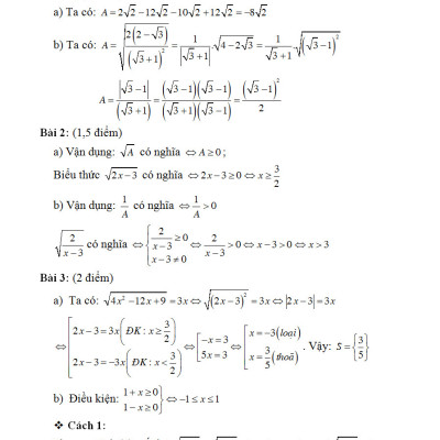 Bí Quyết Đạt Điểm 10 Kiểm Tra Định Kỳ Toán 9