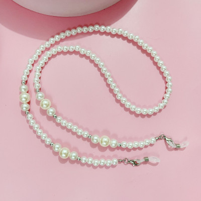Dây kính thời trang chuỗi ngọc trai abs chuỗi đeo khẩu trang đeo mặt nạ thời trang khí chất Hàn Quốc