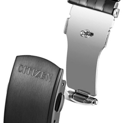 Đồng Hồ Nam Citizen Dây Thép Không Gỉ NH7505-84E - Mặt Đen (Sapphire)