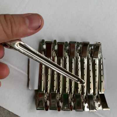 Kẹp vịt tạo hình tóc inox loại 1 ( bộ 12 cái ) GiangPKC chiều dài 8,5cm