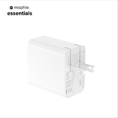 Củ sạc nhanh Mophie Essential 45W 2 Cổng GaN, công suất tối đa 45W - Hàng chính hãng