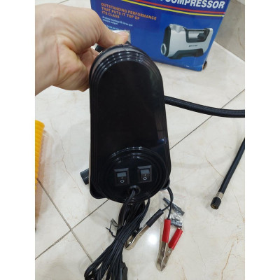 Bơm ô tô 12V đa năng cao cấp 2 xilanh