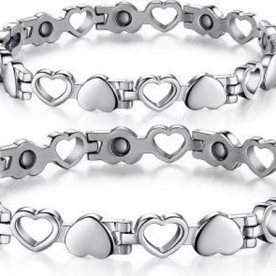 Vòng tay điều hòa huyết áp bằng thép Titan - Hàng nhập khẩu