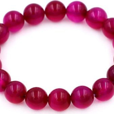 Vòng tay Thạch Anh Huyết Dụ Size 10 ly - hợp mệnh Hỏa, mệnh Thổ, size vừa