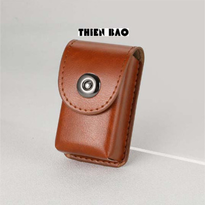 Bao da có đai đeo hông làm thủ công HANDMADE  chuyên dùng để đựng kính lão thị, viễn thị gấp gọn BD05 KT 8*4*3CM