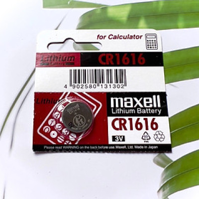 Pin CR1616 Maxell 3V (Viên Lẻ) Hàng Chính Hãng Made in Japan 1 Viên
