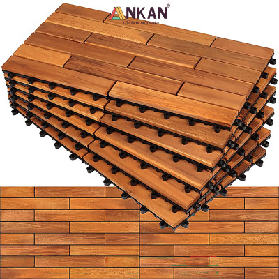 Vỉ Lót Sàn Ban Công Loại Dài 60cm Màu Vàng Thương Hiệu ANKAN Dùng Để Lót Ban Công Sân Vườn Sân Thượng Hành Lang Văn Phòng (1 Vỉ)