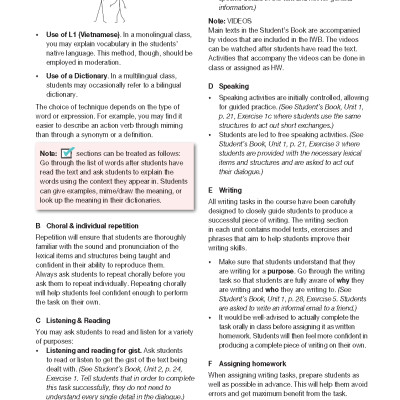 Tiếng Anh 12 Bright - Teacher