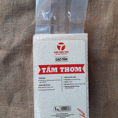 Gạo Tấm Thơm 1Kg - Gạo Ông Thọ - Dẻo mềm, thơm nhẹ