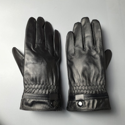 [Da thật] Găng tay nam da thật cảm ứng điện thoại 10 ngón GL102 - 100% da thật