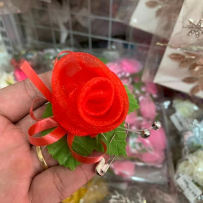 Phụ kiện cưới Giang - hoa cài áo hai họ nhà gái và nhà trai ( 10 bông)