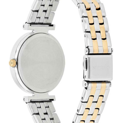Đồng Hồ Nữ Citizen Đính Đá Swarovski Dây Thép Không Gỉ ER0216-59D - Mặt Xà Cừ