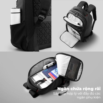 Balo Laptop 15.6 inch KINGBAG POROS - Hàng Chính Hãng