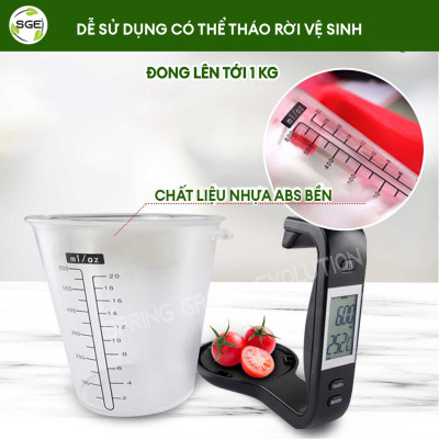 Cốc Đong (Đo) Điện Tử Model DMC - Dụng Cụ Tiện Lợi Khi Nấu Ăn, Làm Bánh, Sử Dụng Đơn Giản. Nhập Khẩu Chính Hãng Thái Lan 
