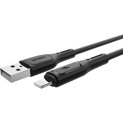 Dây cáp sạc nhanh 2.4A USB-A to L cho iPhone / iPad Hiệu WIWU Starlink - Chuẩn sạc MFI, chống rối, đầu cáp siêu bền, công nghệ AI chống cháy nổ iP 7 8 X Xs Max 11 12 13 14 Pro Max Plus iPad Air Mini - Hàng nhập khẩu